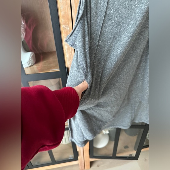 FP movement tee sleeveless tunic city vibes tank pockets v neck oversized raw - Picture 6 of 6